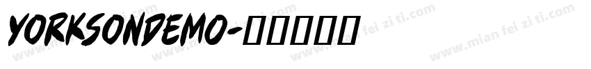 YorksonDEMO字体转换