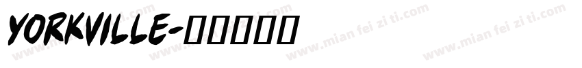 Yorkville字体转换