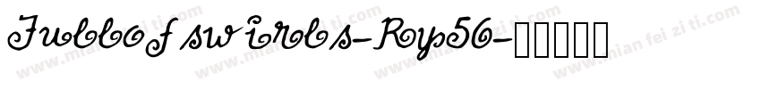 Fullofswirls-Ry56字体转换