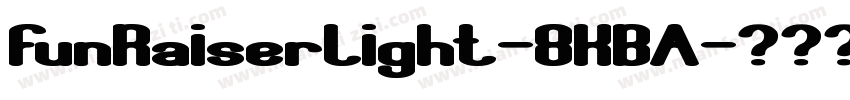 FunRaiserLight-8KBA字体转换