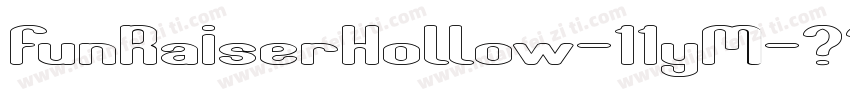 FunRaiserHollow-11yM字体转换