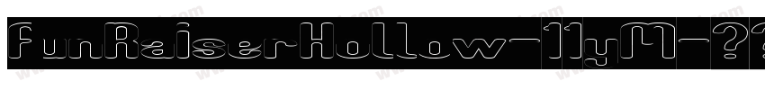 FunRaiserHollow-11yM字体转换