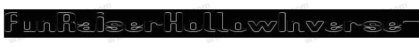 FunRaiserHollowInverse-RM8e字体转换