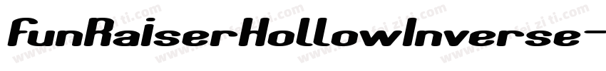 FunRaiserHollowInverse-RM8e字体转换