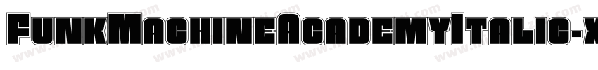 FunkMachineAcademyItalic-xEl8字体转换