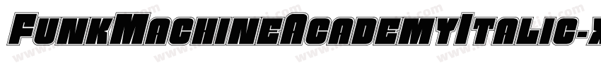 FunkMachineAcademyItalic-xEl8字体转换