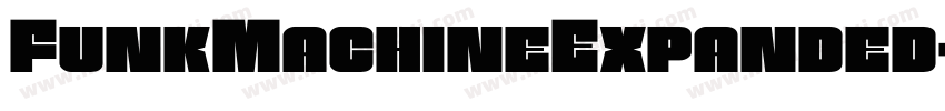 FunkMachineExpanded-AM1x字体转换