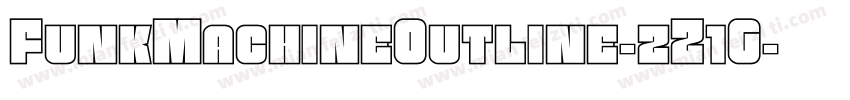 FunkMachineOutline-zZ1G字体转换