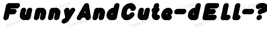 FunnyAndCute-dELl字体转换