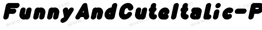 FunnyAndCuteItalic-PYDP字体转换