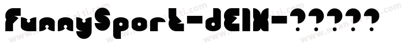 FunnySport-dE1X字体转换
