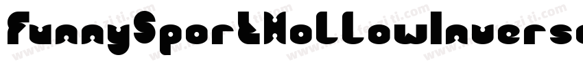 FunnySportHollowInverse-o27d字体转换