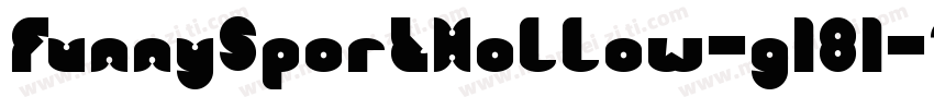 FunnySportHollow-g181字体转换