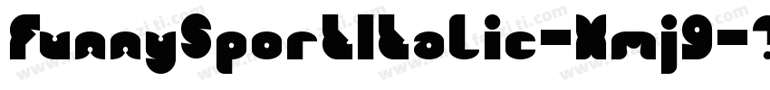 FunnySportItalic-Xmj9字体转换