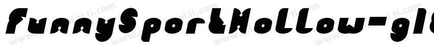 FunnySportHollow-g181字体转换