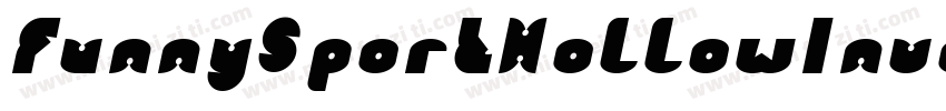 FunnySportHollowInverse-o27d字体转换