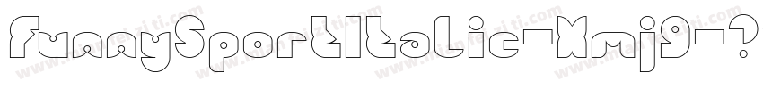 FunnySportItalic-Xmj9字体转换