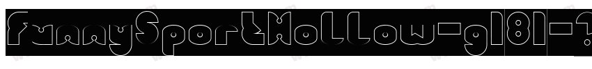 FunnySportHollow-g181字体转换