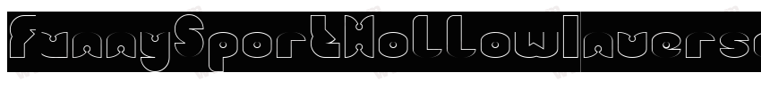FunnySportHollowInverse-o27d字体转换