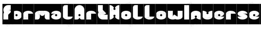 FormalArtHollowInverse-48o4字体转换
