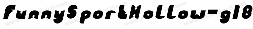 FunnySportHollow-g181字体转换