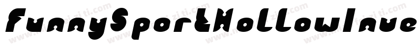 FunnySportHollowInverse-o27d字体转换