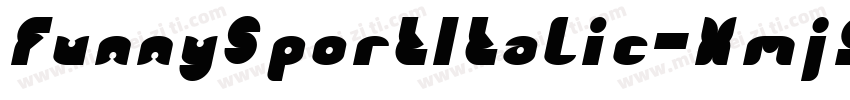FunnySportItalic-Xmj9字体转换