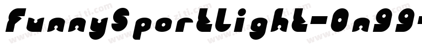FunnySportLight-0n99字体转换