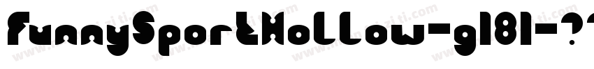 FunnySportHollow-g181字体转换