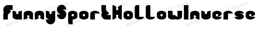 FunnySportHollowInverse-o27d字体转换