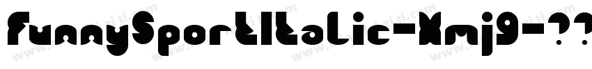 FunnySportItalic-Xmj9字体转换