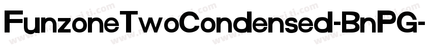 FunzoneTwoCondensed-BnPG字体转换