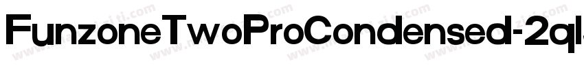 FunzoneTwoProCondensed-2ql3字体转换