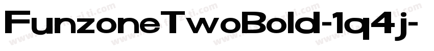 FunzoneTwoBold-1q4j字体转换
