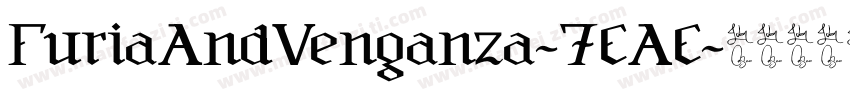 FuriaAndVenganza-7EAE字体转换