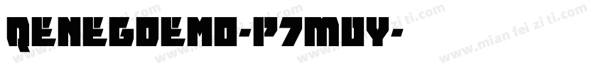QeneGDemo-p7M0y字体转换
