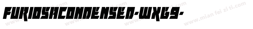 FuriosaCondensed-Wxg9字体转换