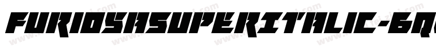FuriosaSuperItalic-6qWq字体转换