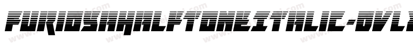 FuriosaHalftoneItalic-Dvlx字体转换