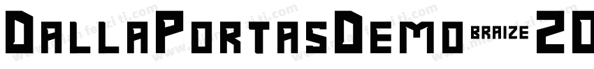 DallaPortasDemo-2OvdX字体转换