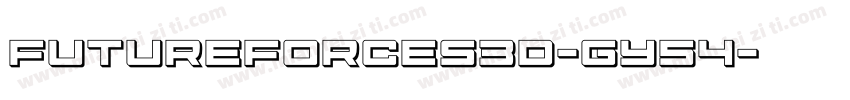 FutureForces3D-gY54字体转换