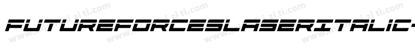 FutureForcesLaserItalic-3Dr3字体转换