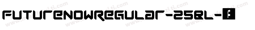 FutureNowRegular-25Bl字体转换