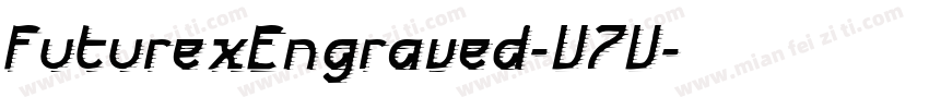FuturexEngraved-V7V字体转换