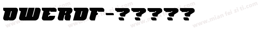 QWERDF字体转换