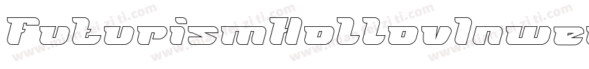 FuturismHollowInverse-Jlom字体转换