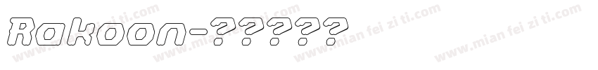 Rakoon字体转换