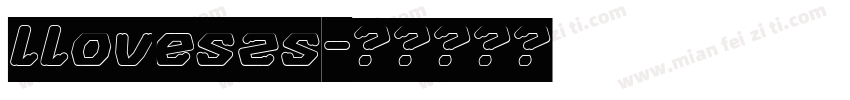 lloveszs字体转换