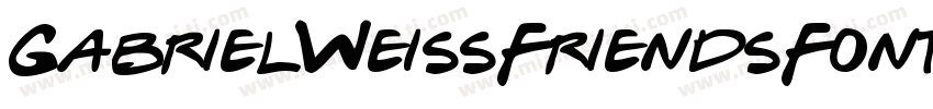 GabrielWeissFriendsFont-VGq7B字体转换