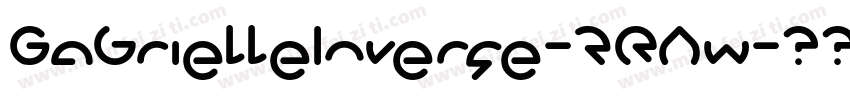 GabrielleInverse-2RAw字体转换